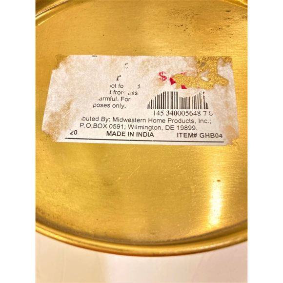 Brass Stash Coffee Can 4" - Picture 4 of 4